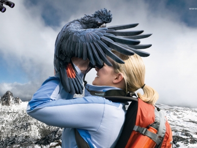 تصویر تبلیغاتی دوربین المپیوس: دیدن طوطی کاکادو