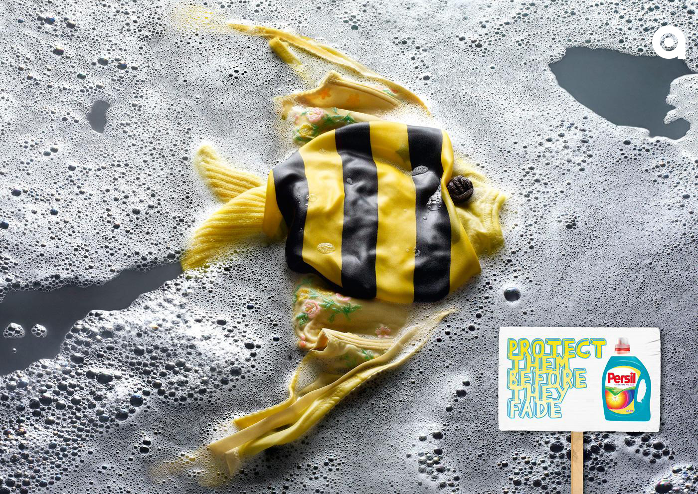 تصویر تبلیغاتی شوینده Persil: ماهی