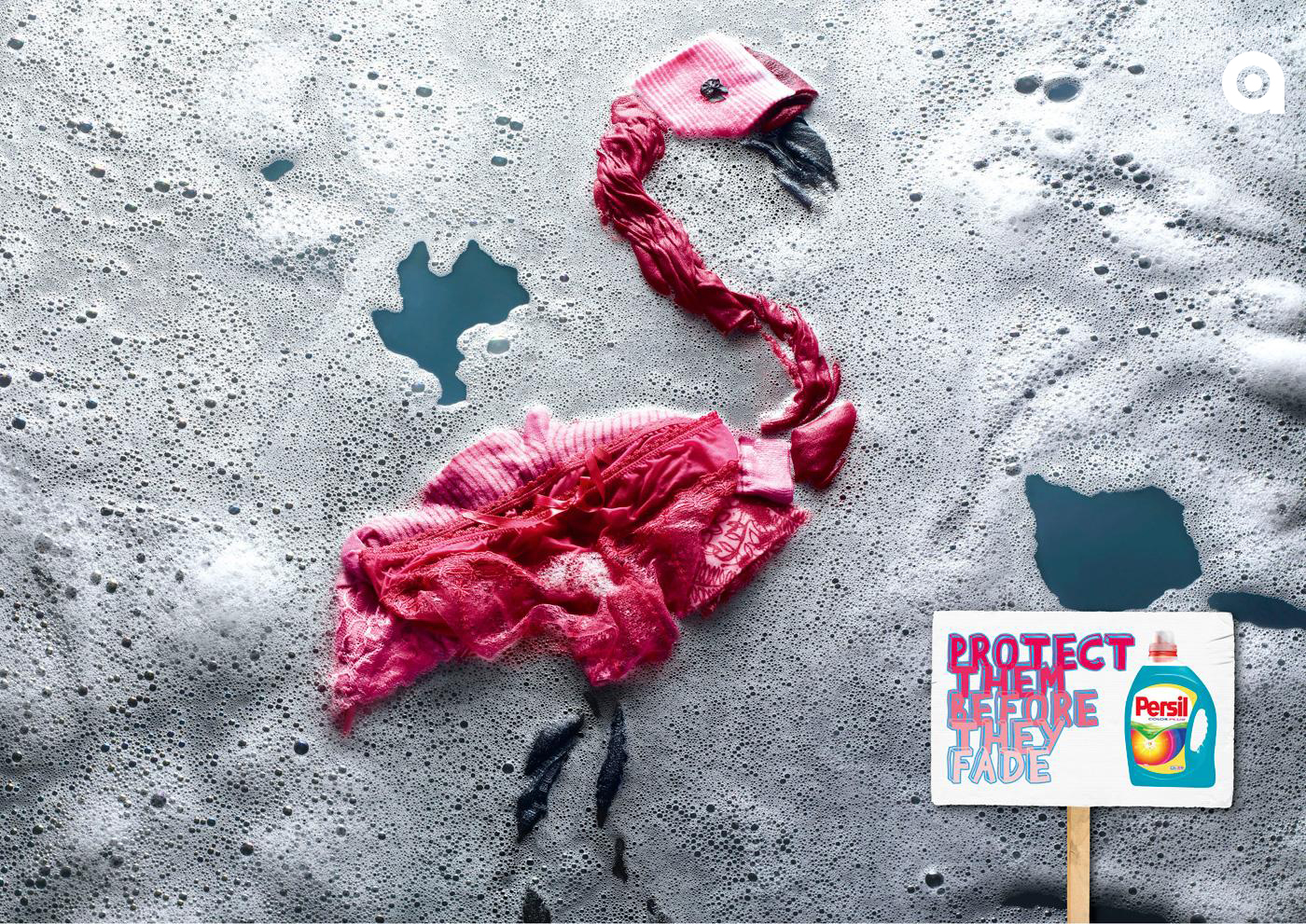 تصویر تبلیغاتی شوینده Persil: فلامینگو