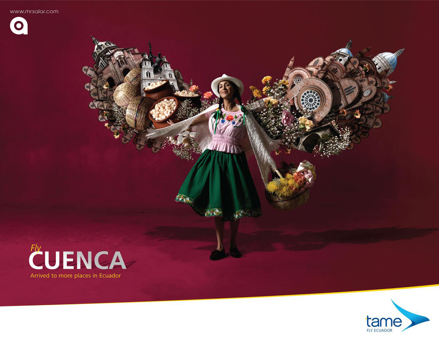 تصویر تبلیغاتی شرکت مسافرتی Tame Ecuador: پرواز به کواِنکا