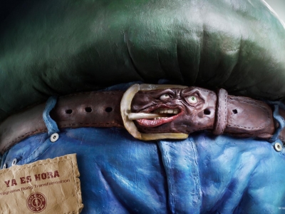 تصویر تبلیغاتی باشگاه بدنسازی Gold’s Gym: کمربند