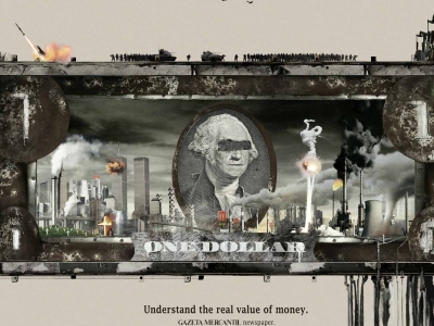 تصویر تبلیغاتی رسانه خبری Gazeta Mercantil: دلار