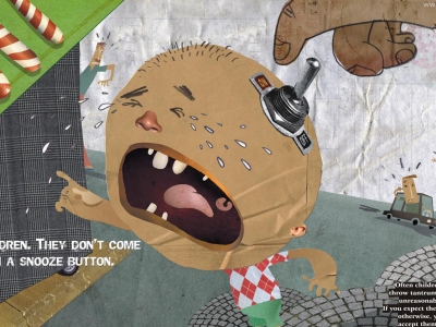 تصویر تبلیغاتی مواد غذایی Mother’s Pride: دکمه خواب و بیداری