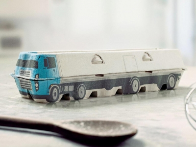 تصویر تبلیغاتی فولکس واگن: تخم‌مرغ