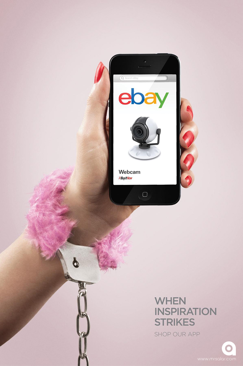تصویر تبلیغاتی فروشگاه اینترنتی eBay: وب‌کم