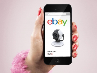 تصویر تبلیغاتی فروشگاه اینترنتی eBay: وب‌کم