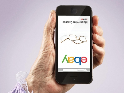 تصویر تبلیغاتی فروشگاه اینترنتی eBay: عینک