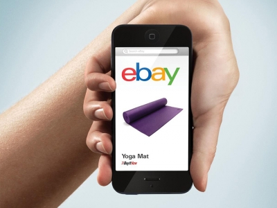تصویر تبلیغاتی فروشگاه اینترنتی eBay: تشک یوگا