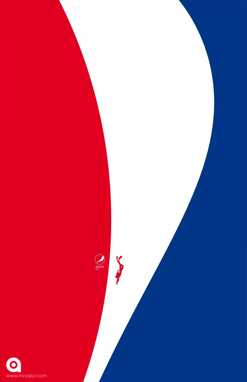 تصویر تبلیغاتی پپسی: احساس سبکی کن! غواصی