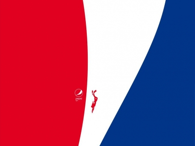 تصویر تبلیغاتی پپسی: احساس سبکی کن! غواصی