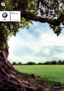 تصویر تبلیغاتی بی ام و: زمان اهمیت دارد ۱