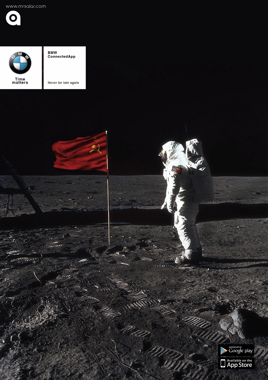 تصویر تبلیغاتی بی ام و: زمان اهمیت دارد ۲