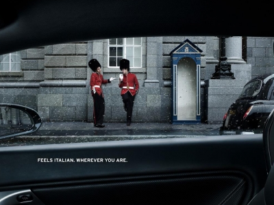 تصویر تبلیغاتی لامبورگینی حس ایتالیایی: گارد سلطنتی