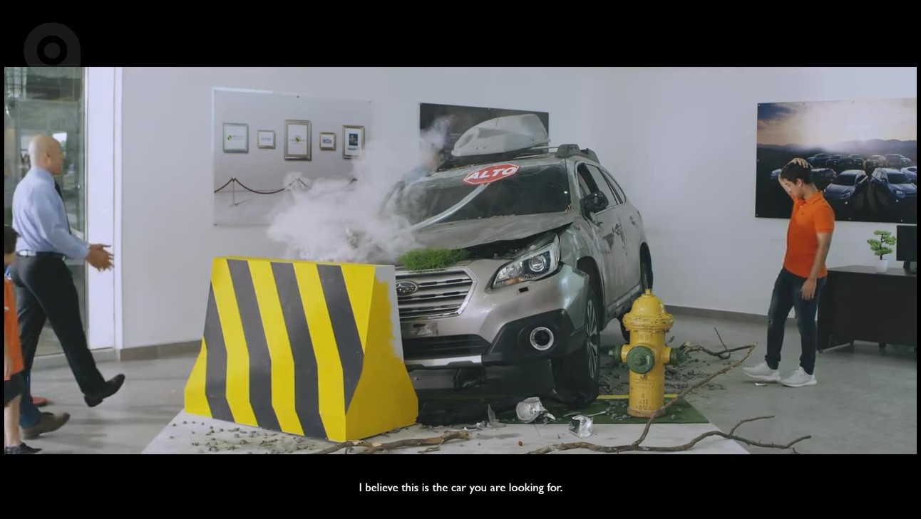 تیزر تبلیغاتی سوبارو: تصادف