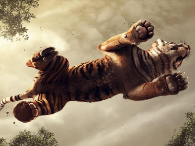 تصویر تبلیغاتی آئودی کواترو: ببر