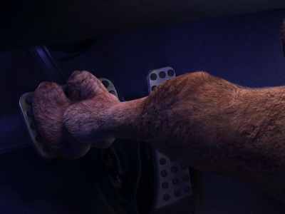 تصویر تبلیغاتی مرسدس بنز: شتر