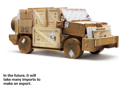 تصویر تبلیغاتی HSBC: ماشین جعبه‌ای