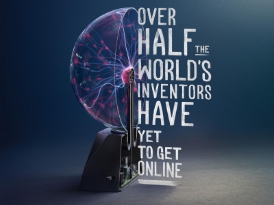 تصویر تبلیغاتی فیسبوک internet.org: مخترعین