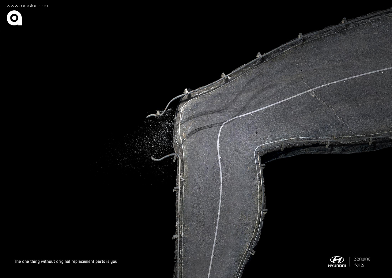 تصویر تبلیغاتی هیوندای: زانو