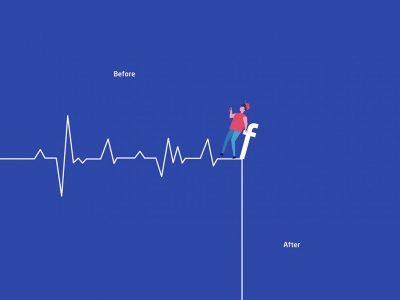 تصویر تبلیغاتی زندگی حقیقی: فیسبوک