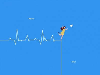 تصویر تبلیغاتی زندگی حقیقی: توییتر