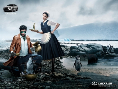 تصویر تبلیغاتی لکسوس: پنگوئن