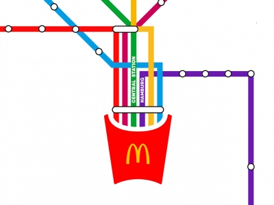 تصویر تبلیغاتی مک‌دونالد مک‌استیشن: هامبورگ