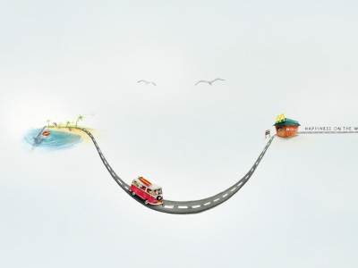 تصویر تبلیغاتی مک‌دونالد مک‌درایو: کوسه