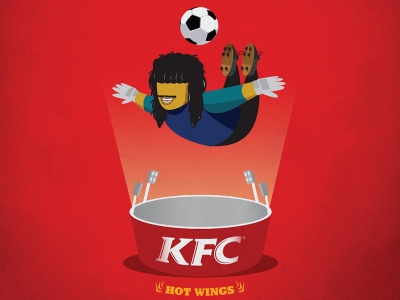 تصویر تبلیغاتی KFC هیجان بخشیدن: عقرب