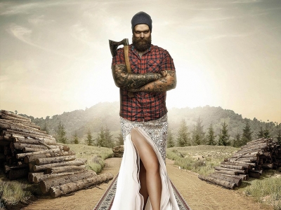 تصویر تبلیغاتی ال‌جی: شستشوی سخت و لطیف با هم ۵