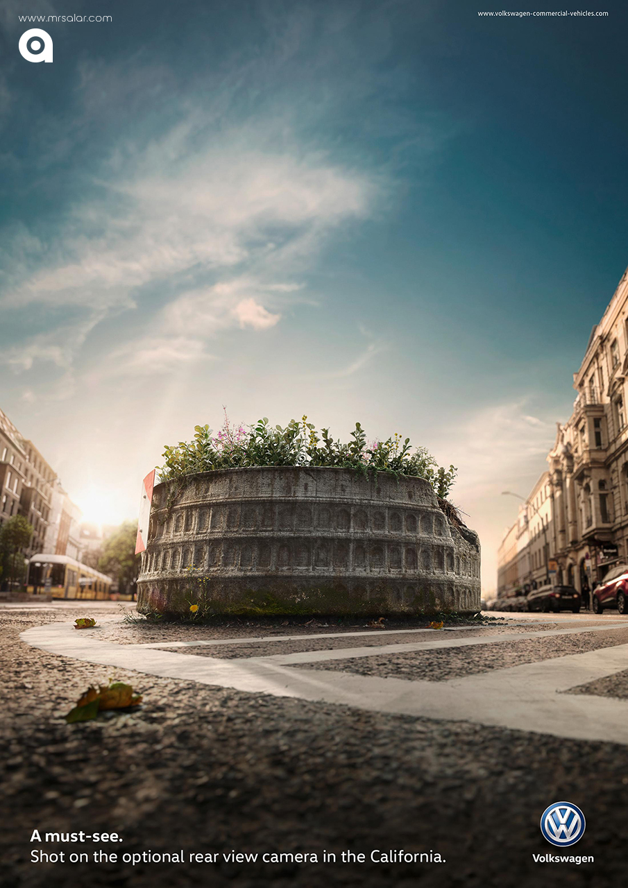 تصویر تبلیغاتی فولکس واگن: منظره ۲