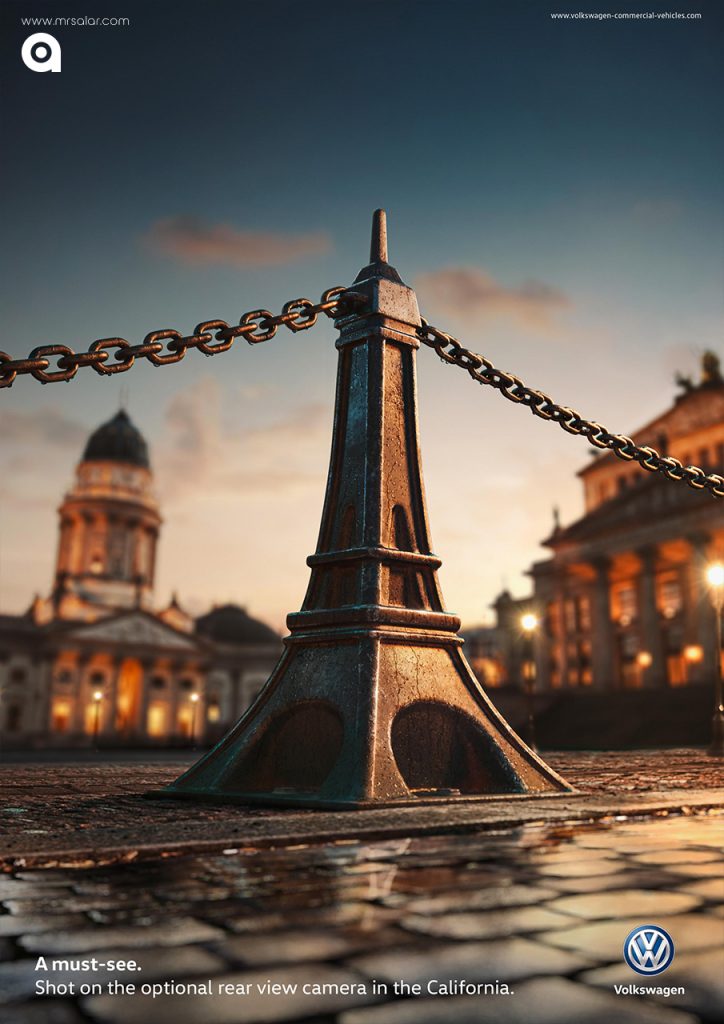 تصویر تبلیغاتی فولکس واگن: منظره ۱