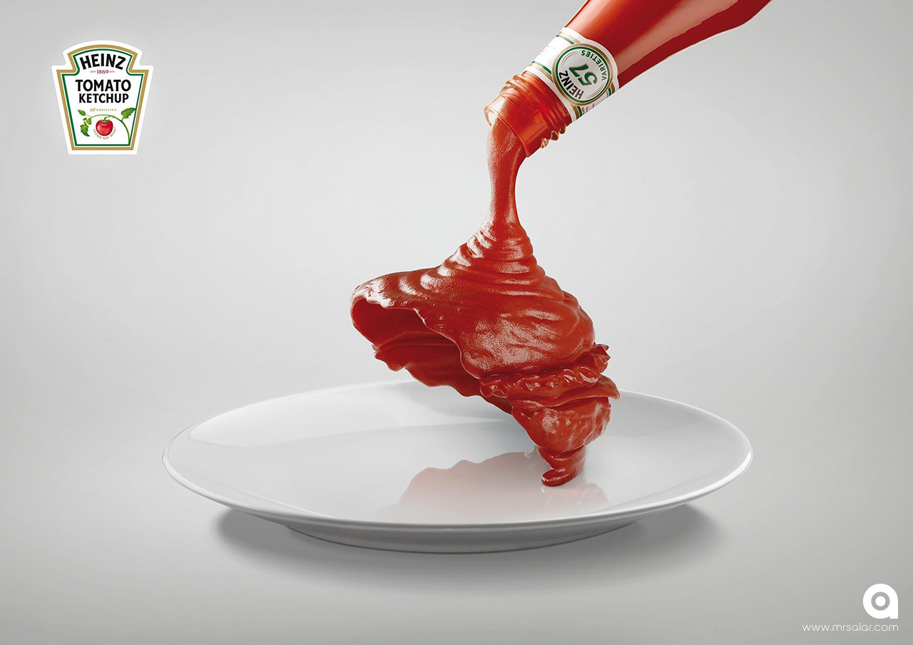 تصویر تبلیغاتی هاینز: همبرگر