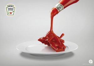 تصویر تبلیغاتی هاینز: سیب‌زمینی سرخ‌شده