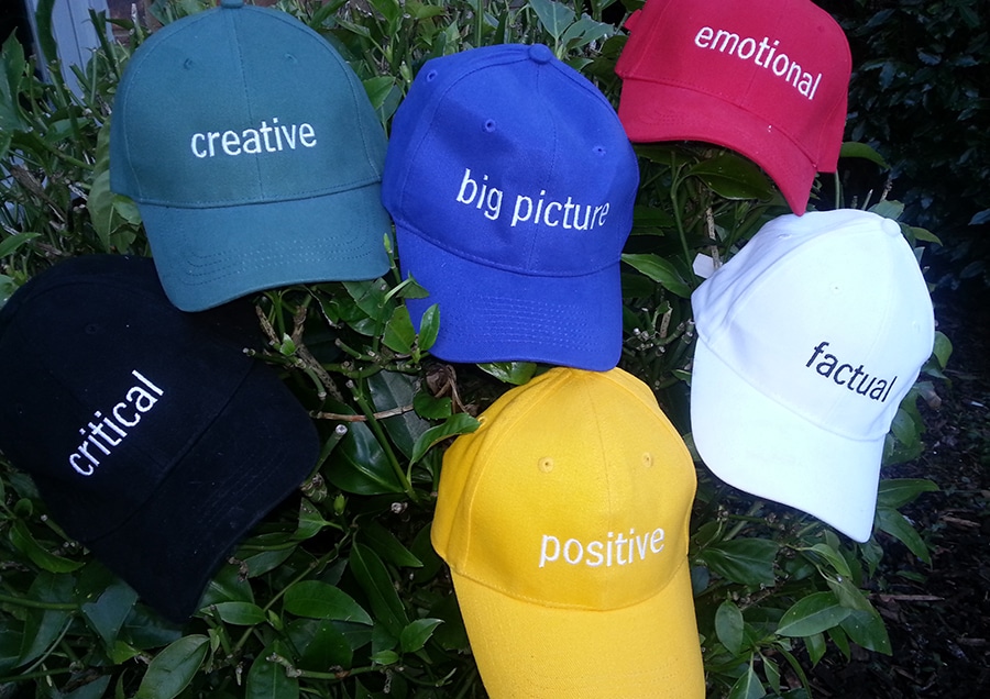  تکنیک شش کلاه تفکر ادوارد دوبونو (Edward De Bono’s Six Thinking Hats)