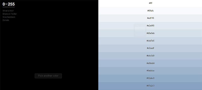 انتخاب رنگ سایت