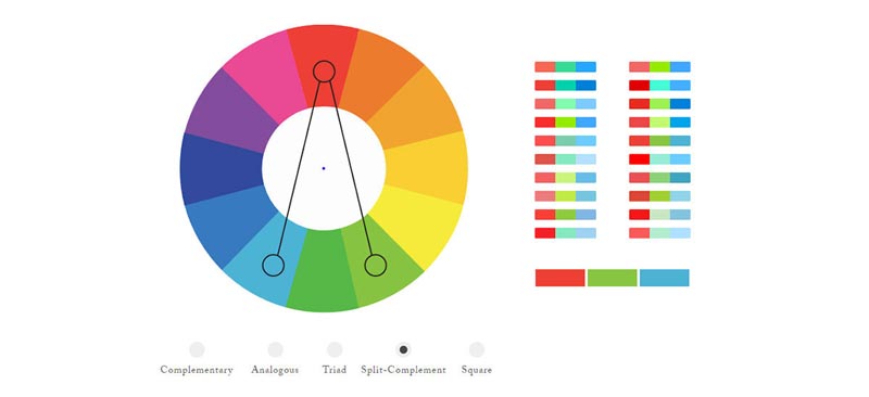 انتخاب رنگ سایت