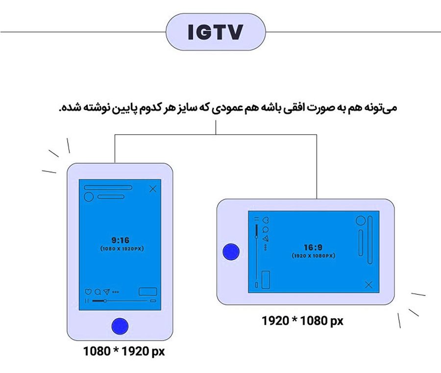 سایز IGTV اینستاگرام